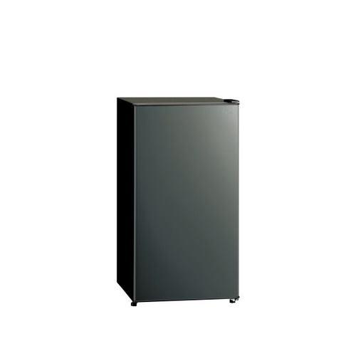 AQUA 冷蔵庫 90L 右開き 1ドア 幅45.2cm 3段ドアラック 静音設計 省エネ AQR-9A(DS) シルバー系