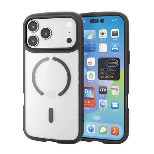 エレコム PM-A25DTSLFCMBK iPhone 17 Pro Max ケース MAGKEEP TOUGH SLIM LITE ブラック