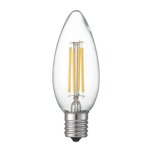 ヤザワ LDC4LG32E17C フィラメントLED 40W C32 シャンデリア形 E17 クリア