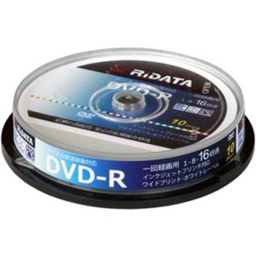 RiDATA 一回録画用DVD-R 10枚 D-RCP16X.PW10RDD