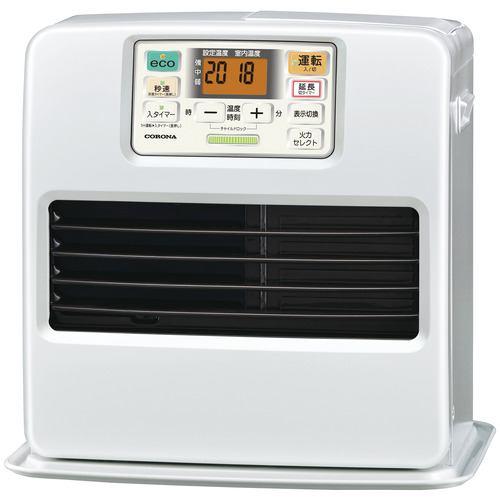 CORONA FH-ST3626BY(W) 石油ファンヒーター 火力セレクト機能搭載 秒速点火タイマー 10畳まで タンク容量7.2L パールホワイ