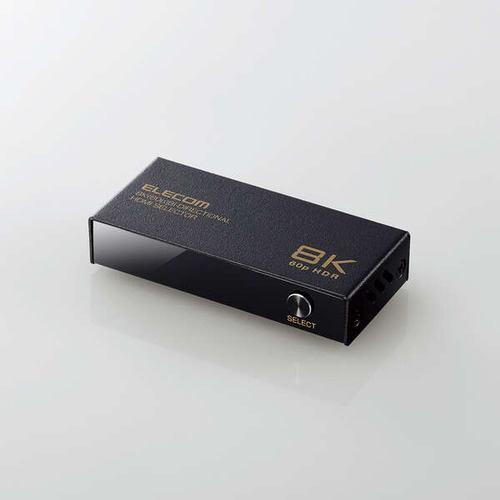 エレコム DH-SW8KBD21BK HDMI切替器(双方向タイプ) ブラック DHSW8KBD21BK