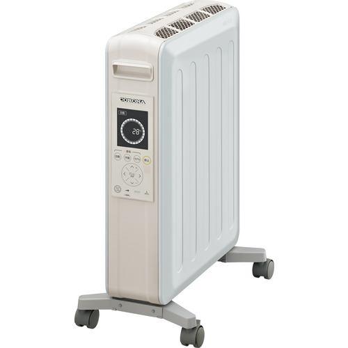 CORONA DHS-1226(CW) オイルレスヒーター プログラムタイマー機能 高密着FIXALヒーター ホワイトベージュ