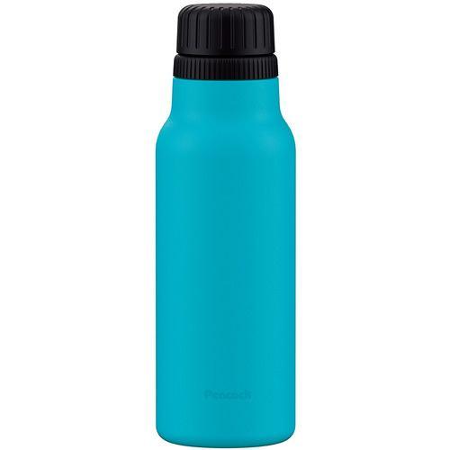 ピーコック魔法瓶 AJH60 炭酸飲料対応ボトル 600ml シアンブルー