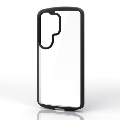 エレコム PM-G262TSLFCBK Galaxy S26 Ultra ( SC-53G ) ケース ハイブリッド カバー ストラップホール付 ブ