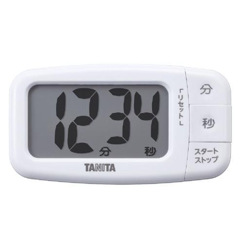 タニタ TD-430WH 抗菌でか見えタイマー ココナッツホワイト