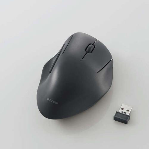 エレコム M-SH20DBSKBK 無線抗菌静音マウス SHELLPHA 5ボタン ブラック MSH20DBSKBK