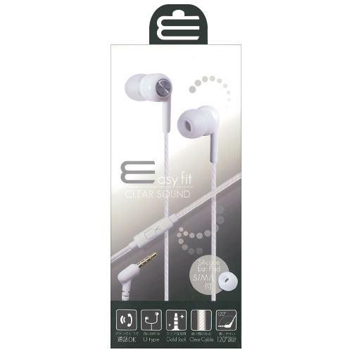 オズマ ESM-SP378WH iPhone/スマートフォン用ステレオイヤホンマイク/3.5φ