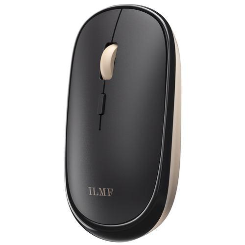 エレコム M-TM10DBBK-IL 静音 ワイヤレスマウス 4ボタン Windows Mac対応 左右対称 ブラック