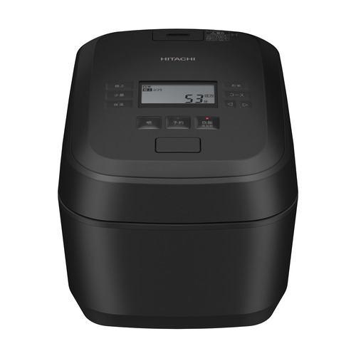 日立 RZ-V100KM 電子炊飯ジャー 圧力&スチーム ふっくら御膳 圧騰甘み炊き 5.5合炊き ブラック