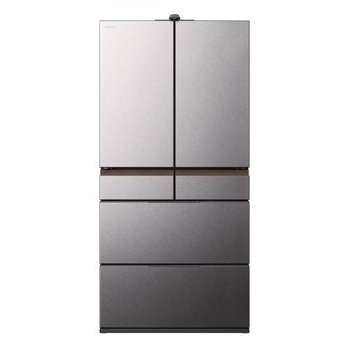 日立 冷蔵庫 670L 観音開き 6ドア 幅88cm 大容量×奥行スリム 冷蔵庫カメラ らくうま!ひろin冷凍 R-GXCC67X H グレー系