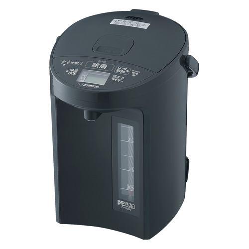 象印マホービン CV-GD30-BM VE電気まほうびん 優湯生 スピード沸とう機能搭載 3.0L ソフトブラック