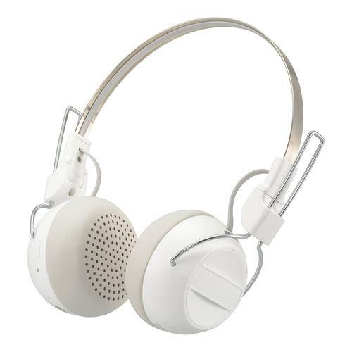 オーム電機 HP-W125N-W ワイヤレスヘッドホン 40mmダイナミック・密閉型 Bluetooth対応 USB給電 ホワイト