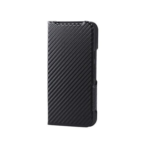 エレコム PM-P252PLFUCB Google Pixel 10/10 Pro 手帳型ケース 薄型 磁石付 カーボン