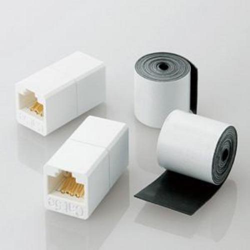 LANケーブル エレコム コネクタ 中継 コネクタ LD-VAPFR/RJ45WP 屋外用コンパクトRJ45中継コネクタ