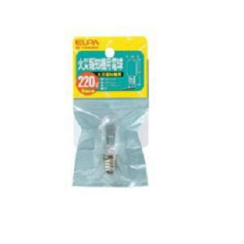 ELPA G-1443H 火災報知器用電球 220V E12 クリア
