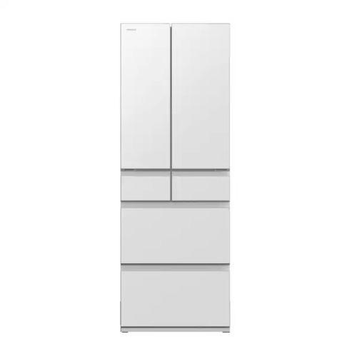 日立 冷蔵庫 540L 観音開き 6ドア 幅65cm 真空氷温ルーム らくうま高鮮度 R-HZC54Y ホワイト系