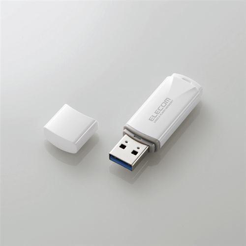 エレコム MF-HTU3B064GWH キャップ式USB3.2 Gen1メモリ ホワイト 64GB