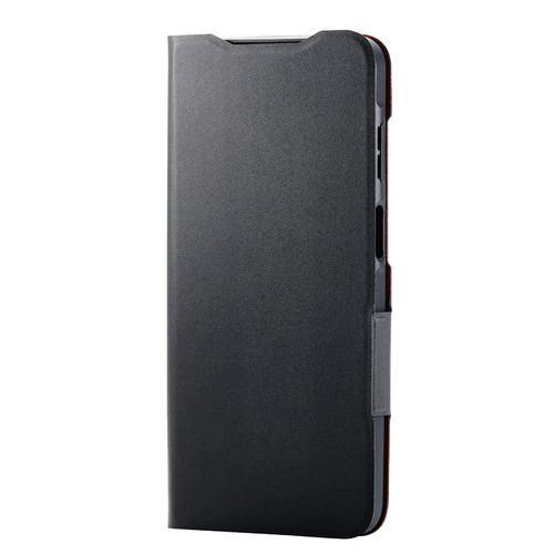 エレコム PM-G253PLFUBK Galaxy A25 5G ( SC-53F ) ケース レザー カバー 手帳型 マグネット 衝撃吸収 スタン