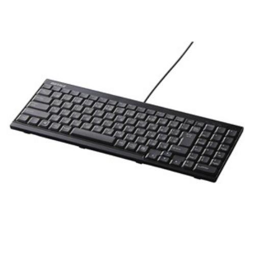 バッファロー USB接続 有線スリムキーボード ブラック BSKBU14BKBK