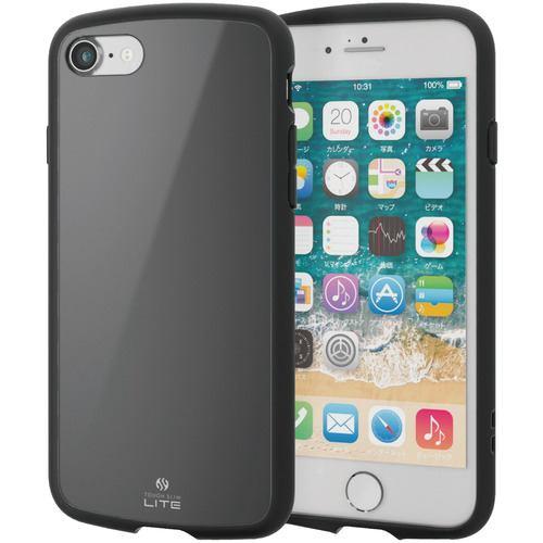 エレコム PM-A22STSLBK iPhone SE 第3世代 SE 第2世代 8/7 ハイブリッドケース TOUGH SLIM LITE ブラッ