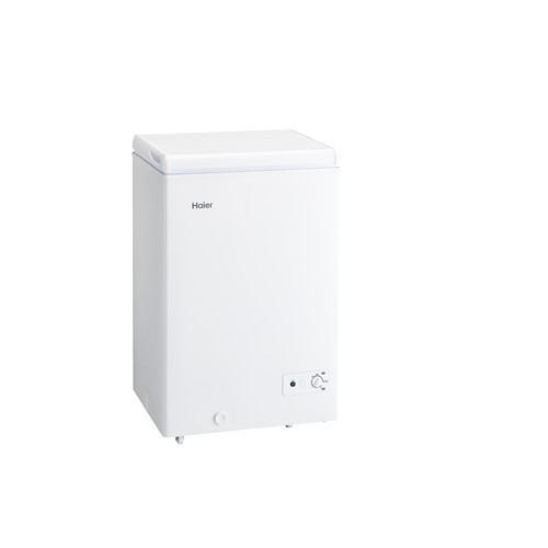 ハイアール 冷凍庫 100L 上開き 1ドア 幅54.5cm 急冷凍 キャスター 直冷式 JF-CW10A-W ホワイト系 2025年