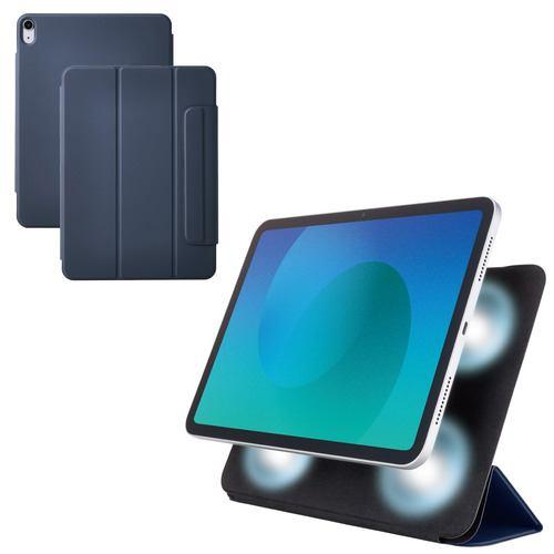 エレコム TB-A25MWVPF2NV iPad Air ケース 11インチ ( M3/M2 )/10.9インチ 第5・第4世代 マグネット着脱フラ