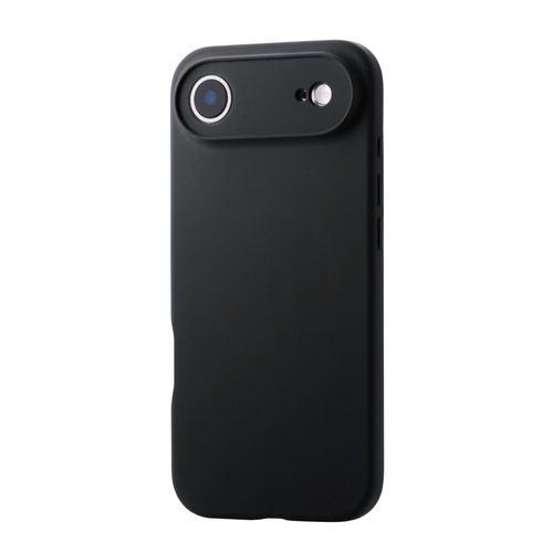 エレコム PM-A25BHVSCMGBK iPhone Air ケース ハイブリッドシリコン カバー MAGKEEP アンチダストコート ブラック