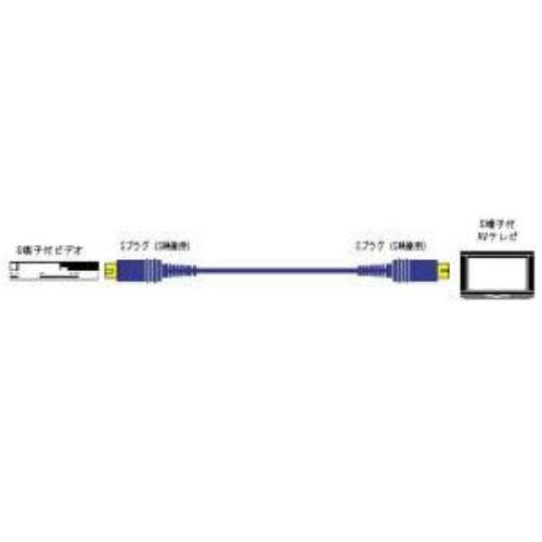 ビクター Sビデオコード Sプラグ-Sプラグ 1m VCS110G