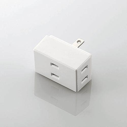 エレコム T-TR01-2300WH トリプルタップ ホワイト