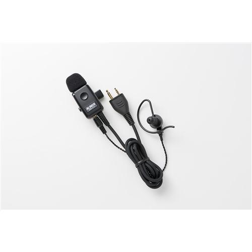 ALINCO EME-21AB カナル型イヤホンマイク(2ピン 業務仕様)ブラック イヤホン:ブラック
