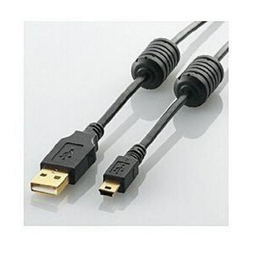 エレコム U2C-MF20BK フェライトコア付きUSB2.0ケーブル 2.0m