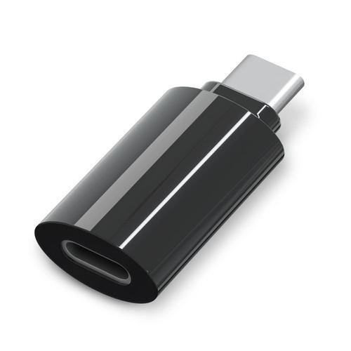 PGA PG-LNCS01BK Lightning to USB Type-C 変換アダプタ アルミ USB PD45W対応 ブラック