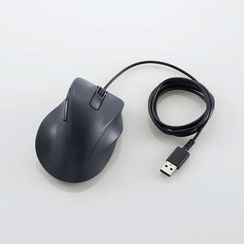 エレコム M-XGM30UBSKBK 静音 有線マウス EX-G 5ボタン Mサイズ ブラック MXGM30UBSKBK