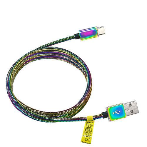 エアージェイ UCJ-GZ1.5M MZ 剛強ステンレスType-Cケーブル1.5m マジョーラ