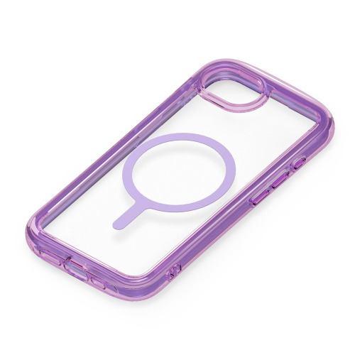 PGA PG-25KMA05PP iPhone 16e用 MagSafe対応 エアクッションケース ネオンパープル