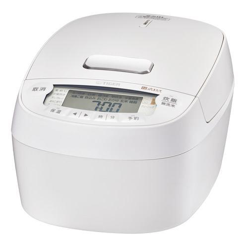 タイガー魔法瓶 JPV-X100WO 圧力IH炊飯器 炊きたて 遠赤5層土鍋蓄熱コート釜 5.5合 オフホワイト