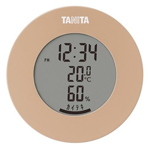 タニタ TT-585 デジタル温湿度計 ライトブラウン