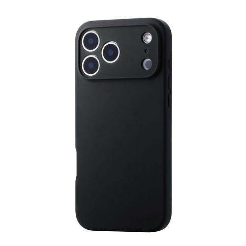 エレコム PM-A25DHVSCMGBK iPhone 17 Pro Max ケース ハイブリッドシリコン カバー MAGKEEP アンチダストコー