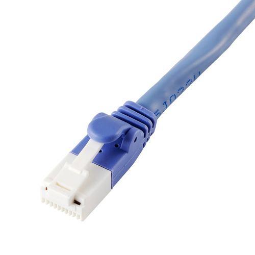 エレコム LD-GPT/BU015/RS LANケーブル CAT6 0.15m ツメ折れ防止 1Gbps 250MHz ギガビット ブルー