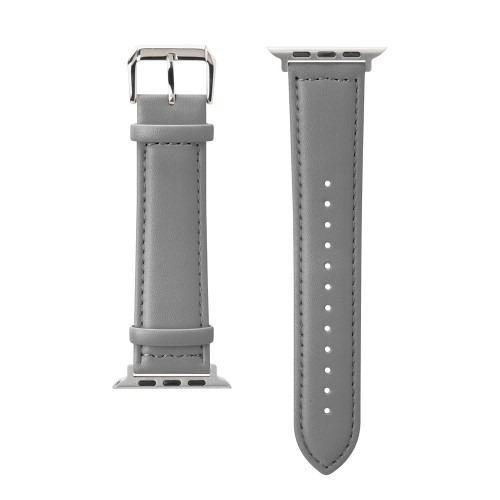 PGA PG-AW49PU02GY Apple Watch 49/45/44/42mm用 PUレザーバンド グレー