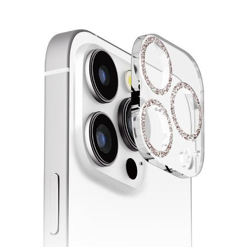 PGA PG-24BCLG07SV iPhone 16 Pro/16 Pro Max用 カメラフルプロテクター [ラメシルバー] Premium S