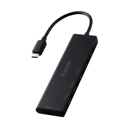 エレコム U3HC-H060BK USB Type-C 6ポート USB 10Gbpsハブ Windows Mac対応 ブラック