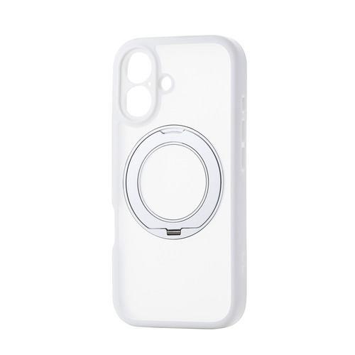 エレコム PM-A25AMGSTKMWH iPhone 17 ハイブリッドケース 衝撃吸収 MAGKEEP ワイヤレス充電対応 ホワイト