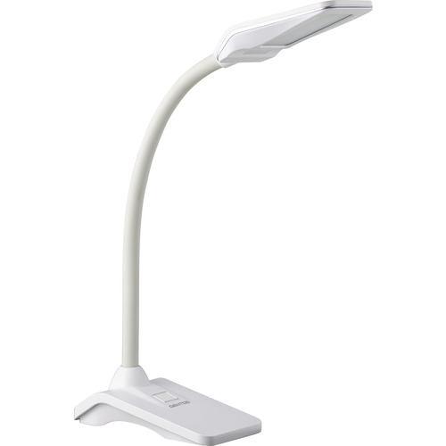 【推奨品】GENTOS DK-R269WH 太陽光に近い光で目に優しいデスクライト Lumillion ブルーライト軽減 明るさ3段階調整 ホワイト
