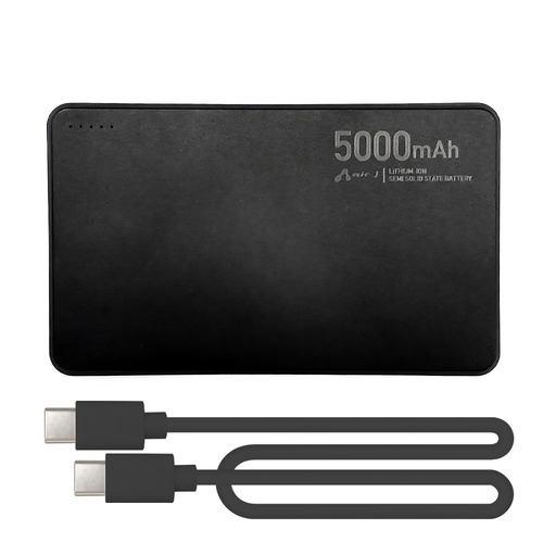 エアージェイ MB-SS5000 BK モバイルバッテリー 5000mAh 準固体リチウムイオン ブラック