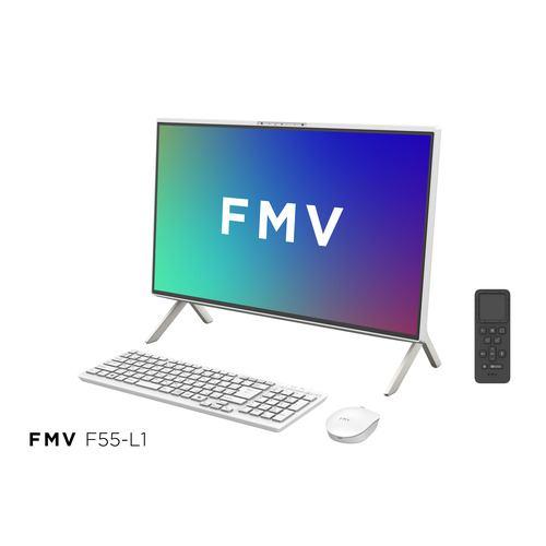 富士通 デスクトップPC FMV Desktop F FMVF55L1WA[23.8型 | フルHD | Ryzen 5 | 16GB | 512G