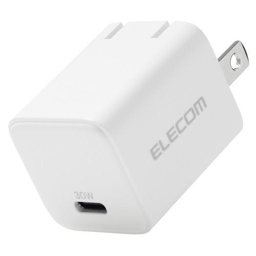 エレコム MPA-AC10230WH AC充電器(Type-C×1) USB PD 30W タブレット・スマホ対応 ホワイト