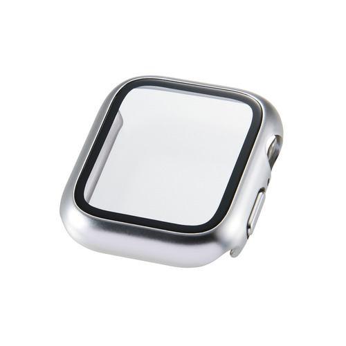 エレコム AW-25EFCGPSV アップルウォッチ カバー Apple Watch SE 第3 / 第2世代 40mm 10H メタリック 指紋防