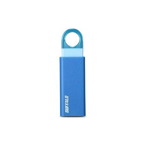 バッファロー RUF3-KS16GA-BL オートリターン機構搭載 USB3.1(Gen1)/USB3.0対応USBメモリー ブルー 16GB